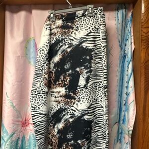Leopard Print Women's Skirt